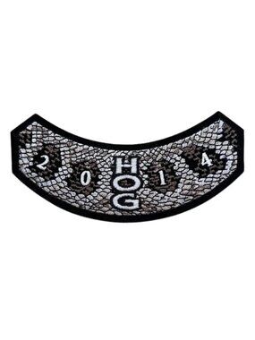 2014 Harley-Davidson HOG Snakeskin Jacket Vest Patch NWT Collectible